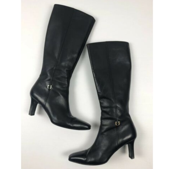 Salvatore Ferragamo Shoes - SALVATORE FERRAGAMO Women's Size 8.5B Tall Boots